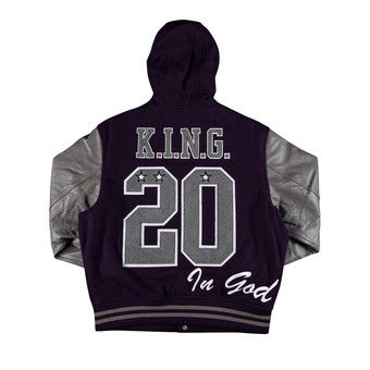 ジャケット・アウター 2020aw Supreme King Hooded VarsityJacket Supreme King Hooded Varsity Jacket (FW20) - $448