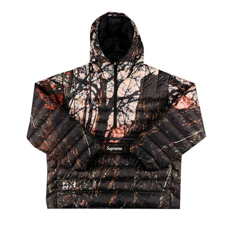 Supreme Micro Down Half Zip Hooded Pullover 'Woods' GOAT