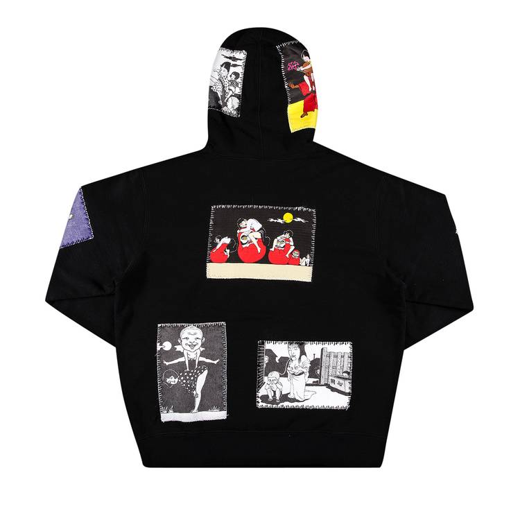 Supreme x Toshio Saeki Hooded Sweatshirt 'Black' | GOAT