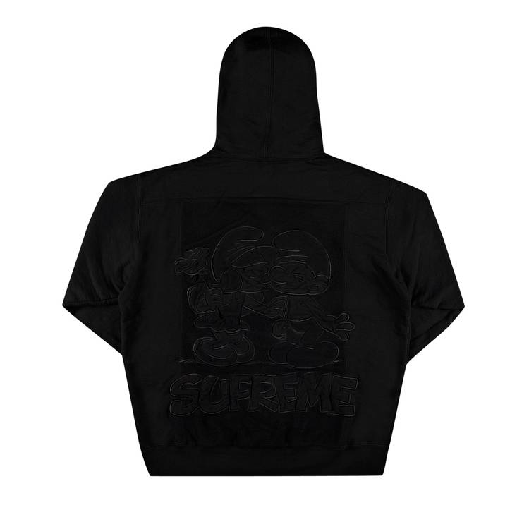 Supreme x Smurfs Hooded Sweatshirt 'Black'