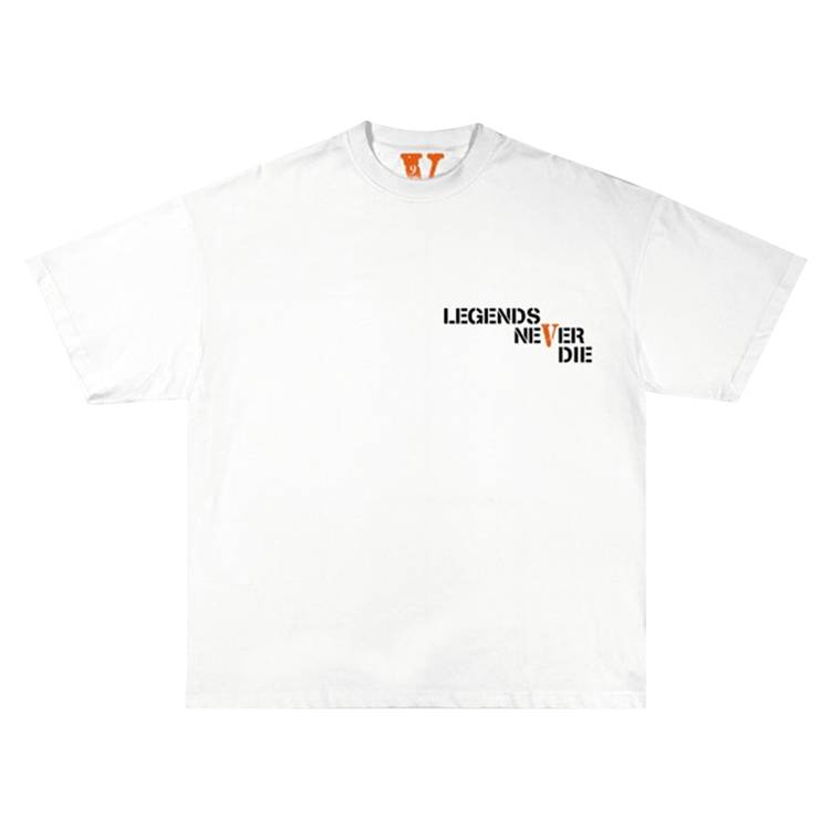 juice wrld x vlone butterfly t-shirt white Active T-Shirt for Sale by Kadi
