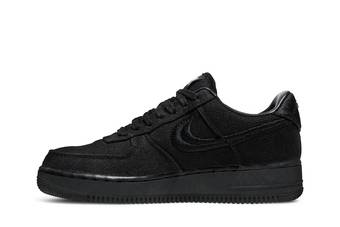 Buy Stussy x Air Force 1 Low 'Triple Black' - CZ9084 001 - Black