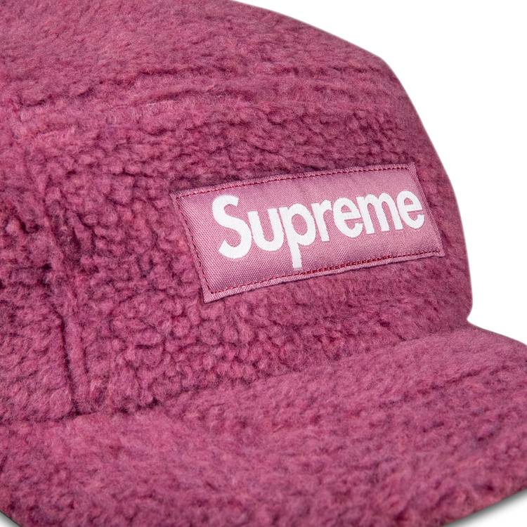 Supreme Deep Pile Earflap Camp Cap 'Dusty Pink'