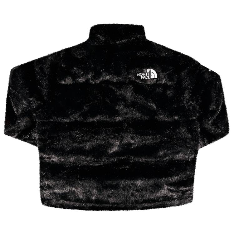 Supreme x The North Face Faux Fur Nuptse Jacket 'Black' | GOAT