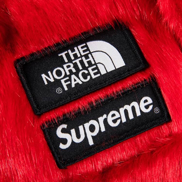 Supreme x The North Face Faux Fur Waist Bag 'Red'
