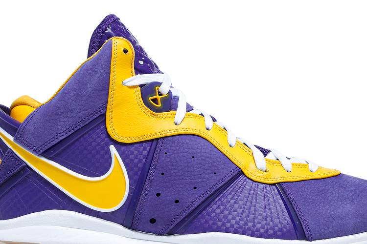 Nike, Shoes, Nike Lebron 8 Viii Lakers Sneakers 95