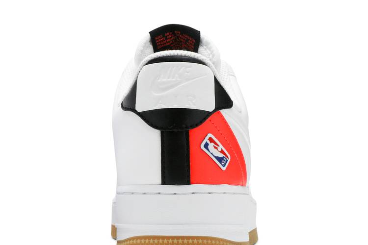 Nike NBA x Air Force 1 '07 LV8 'White Bright Crimson