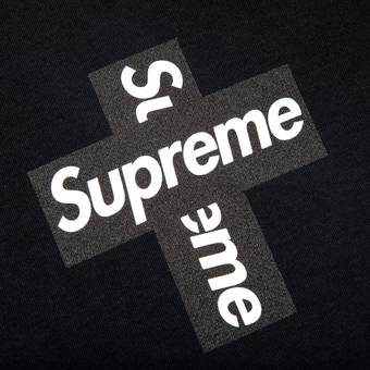 Supreme Cross Box Logo Tee Black