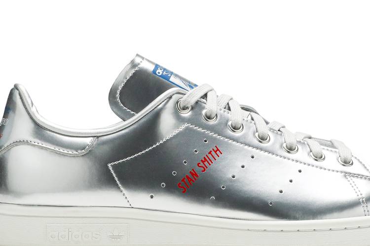 Adidas Stan Smith Black Carbon Blue Metallic shoes 