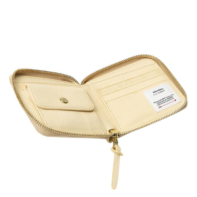 Buy Visvim Leather Bi-Fold Wallet 'Ivory' - 0120203003028 IVOR | GOAT