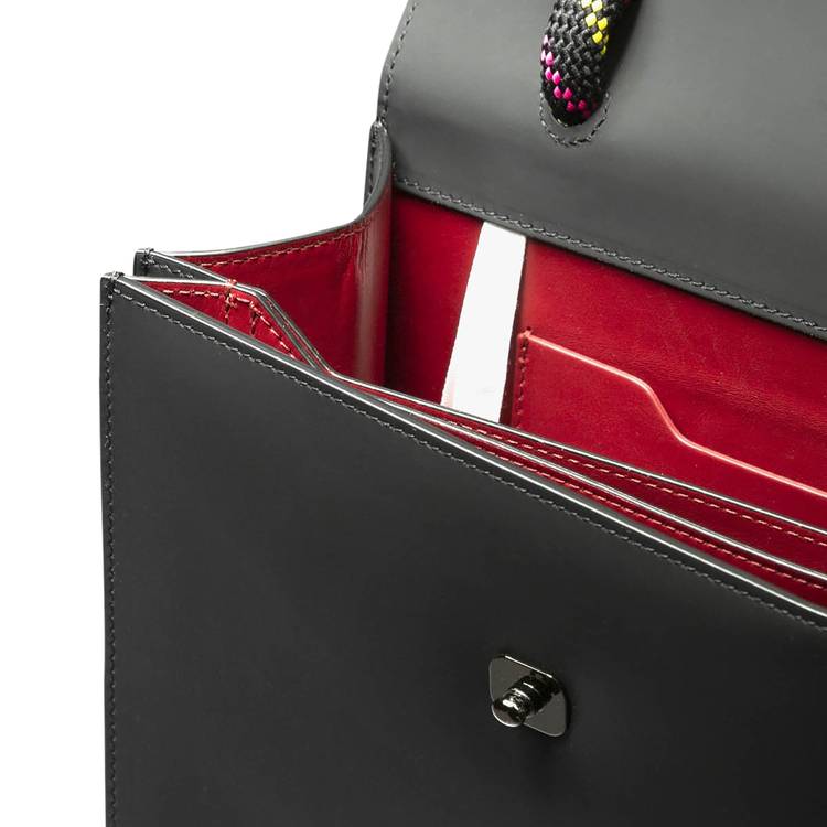 Leather GUMMY JITNEY 2.8 Handle Bag with Removable Shoulder Strap