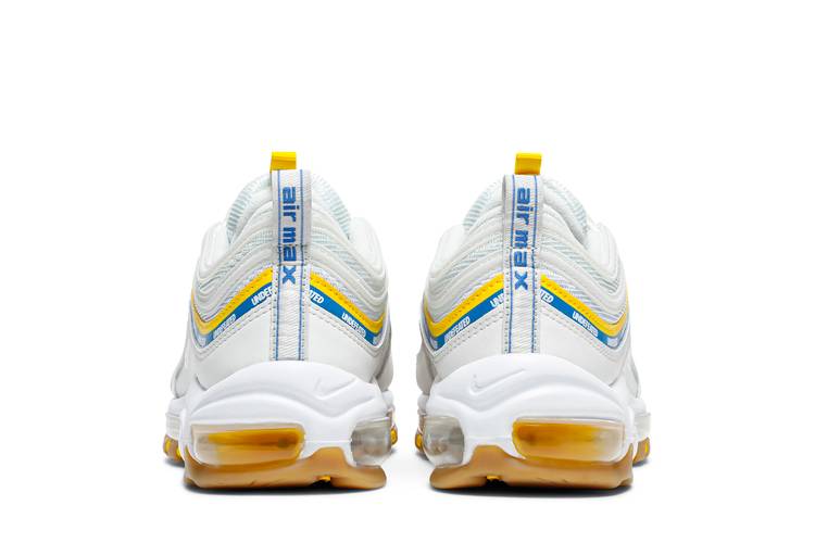 DS MENS NIKE AIR MAX 97 Undefeated UCLA BRUINS DC4830 100 SZ 8 DEFECT  AUTHENTIC
