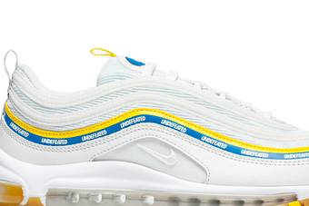 DS MENS NIKE AIR MAX 97 Undefeated UCLA BRUINS DC4830 100 SZ 8 DEFECT  AUTHENTIC