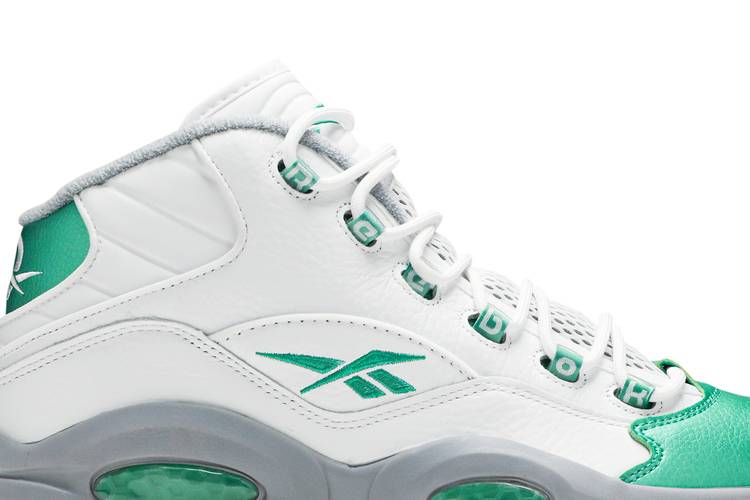 Reebok Question Mid Philadelphia Eagles Green Mens Size 7.5 Sneakers FZ3993