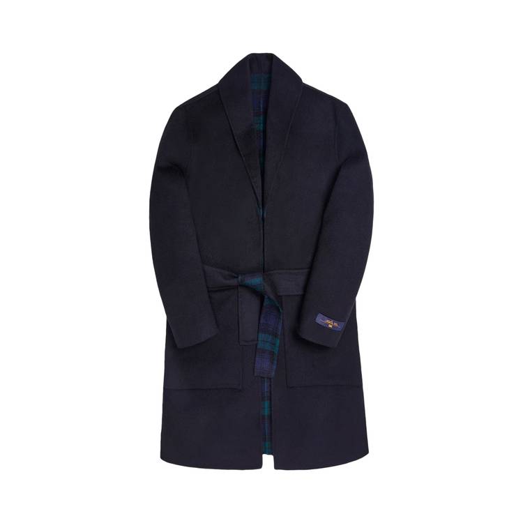 Buy Kith Shawl Collar Becker Coat 'Black' - KH1318 102 | GOAT