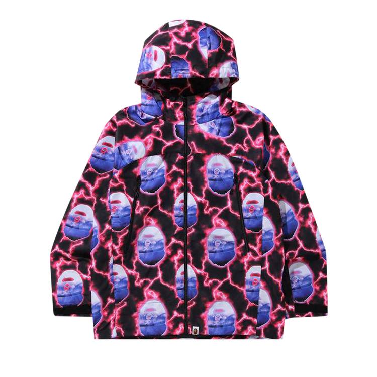 Buy BAPE Lightning Hooded Jacket 'Black' - 1G80 140 005 BLACK