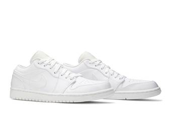 white jordans low cut