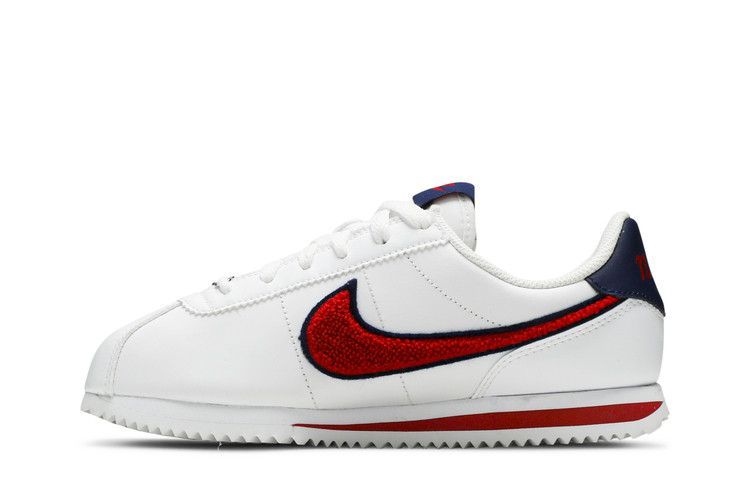 Cortez Basic Leather SE GS 'White' | GOAT