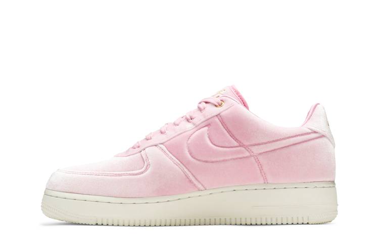 velour pink air force 1