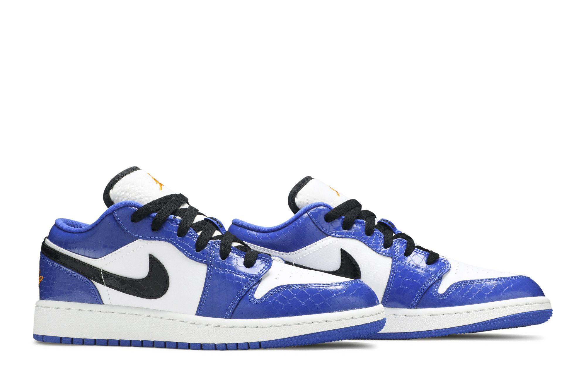 Pre-owned Air Jordan 1 Low Gs 'hyper Royal' In Blue