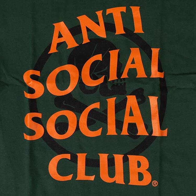 Anti Social Social Club x Neighborhood Cambered T-Shirt 'Green' | GOAT