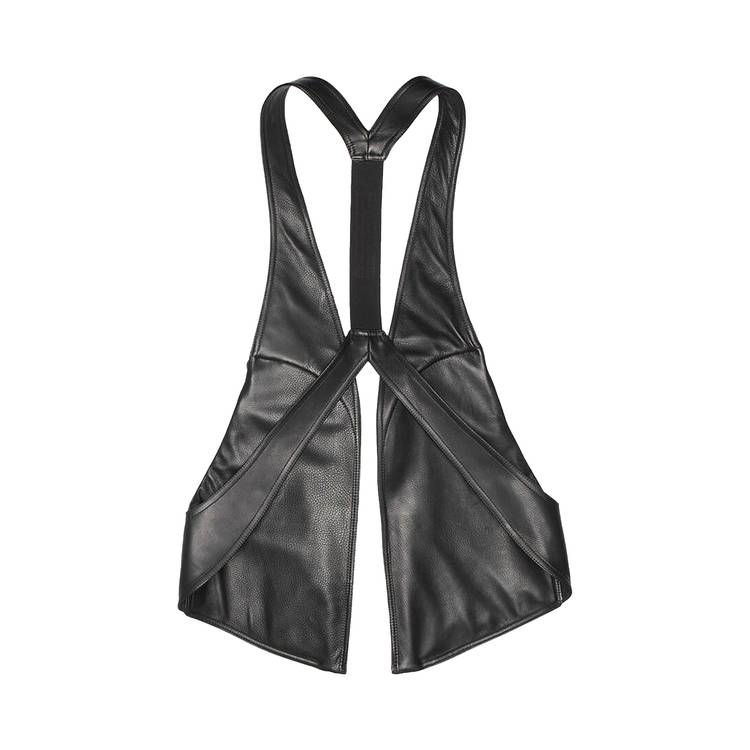 Buy Rick Owens Leather Bauhaus Vest 'Black' - RU21S6451 LC 09