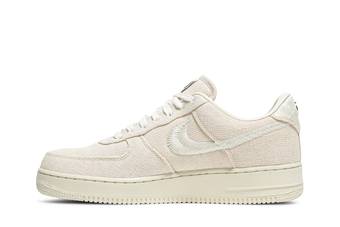 Buy Stussy x Air Force 1 Low 'Fossil' - CZ9084 200 - Cream | GOAT