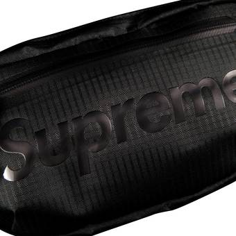 Supreme Waist Bag - Black, Worn—wear and slight