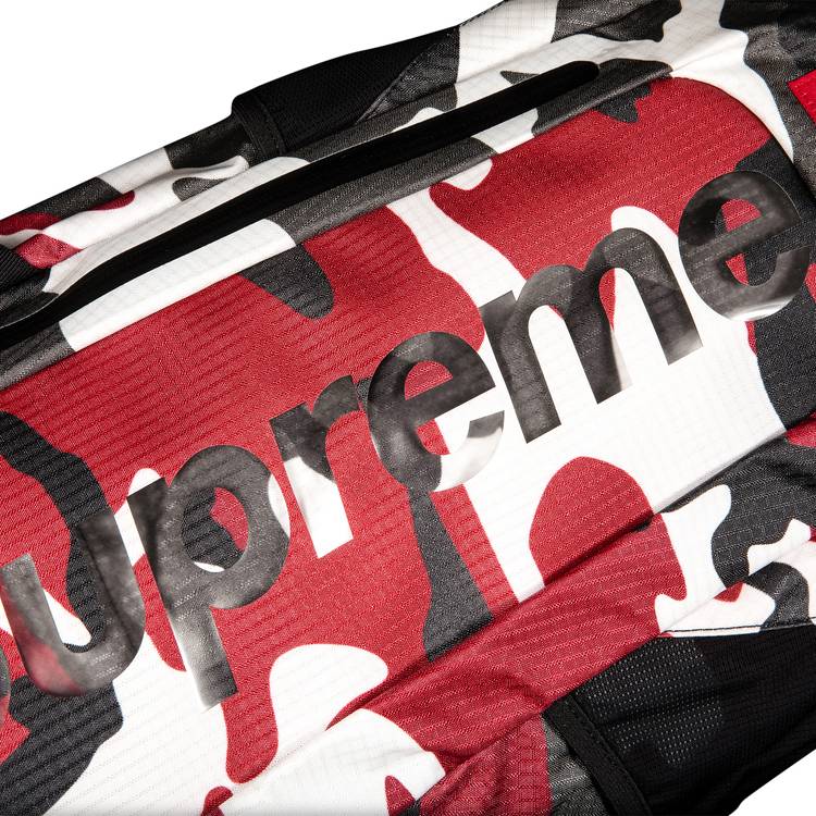 New Authentic Supreme Backpack 2021 Camo Red Black White