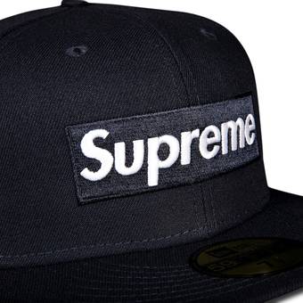 Buy Supreme x New Era Champions Box Logo Hat 'Navy 
