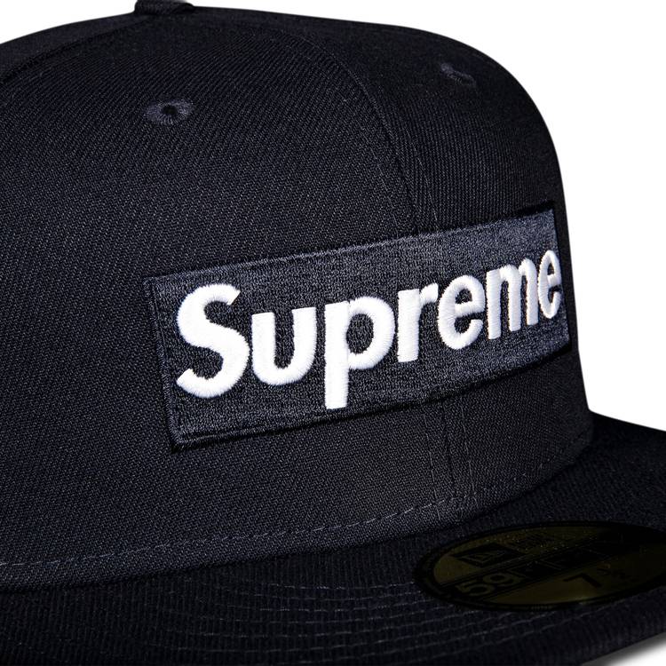 Supreme x New Era Champions Box Logo Hat 'Navy' | GOAT