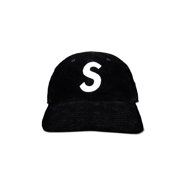 Buy Supreme Fine Wale Corduroy S Logo 6-Panel 'Black' - SS21H17