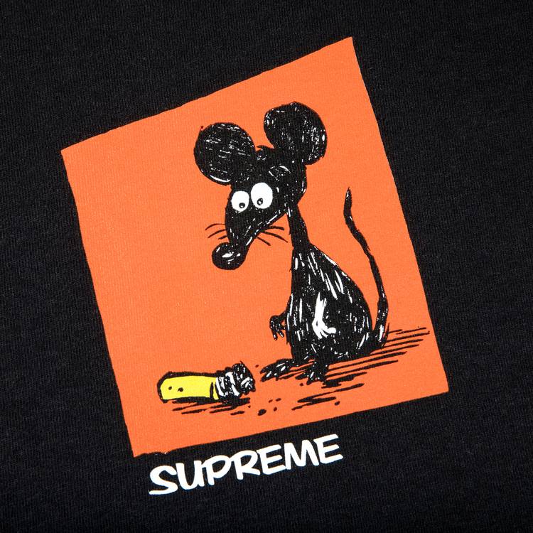 Buy Supreme Mouse Tee 'Black' - SS21T21 BLACK - Black | GOAT