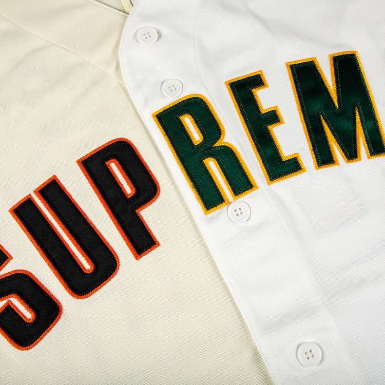 Supreme Don't Hate Baseball Jersey 'Natural' | GOAT