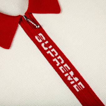 Buy Supreme Logo Trim Zip Up Cardigan 'White' - SS21SK12 WHITE | GOAT