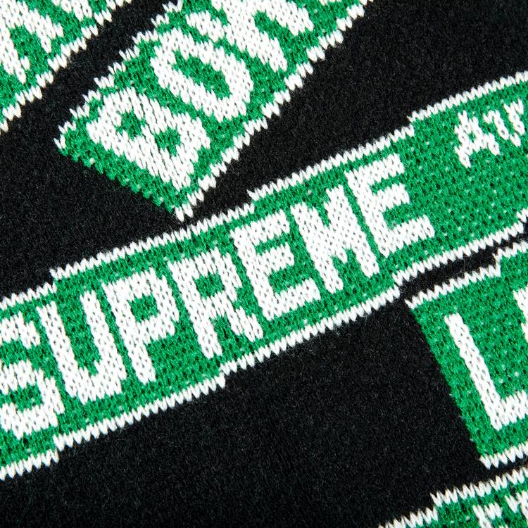 Buy Supreme Street Signs Sweater 'Black' - SS21SK10 BLACK | GOAT