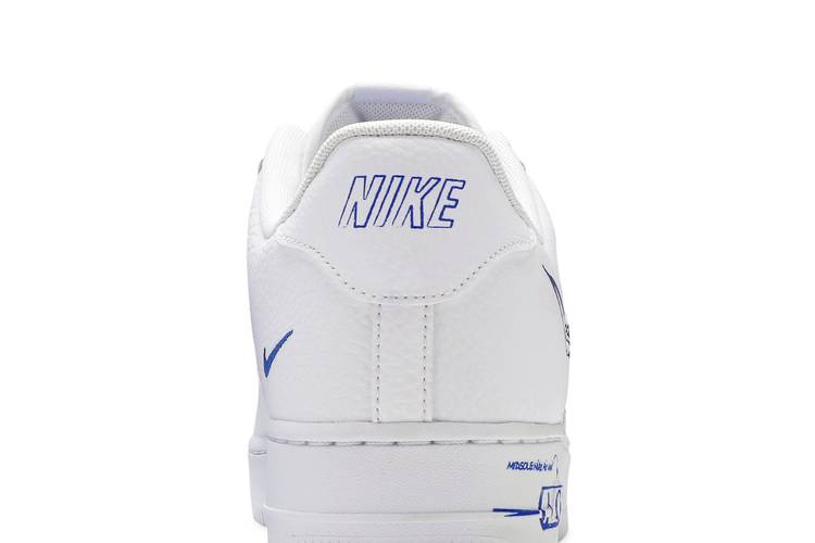 Nike Air Force 1 Low Sketch White Royal Blue CW7581-100 Release