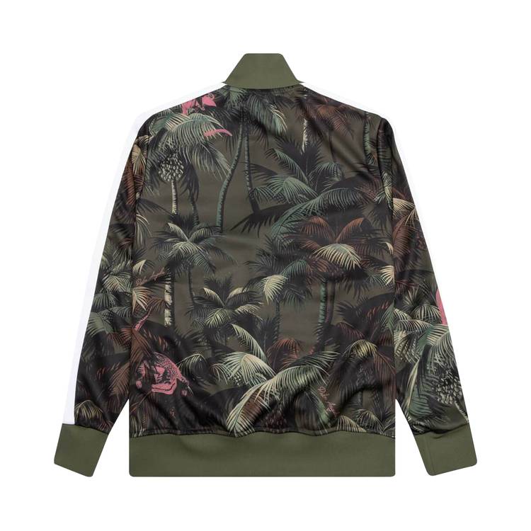 Buy Palm Angels Jungle Classic Track Jacket 'Green' - PMBD001S21FAB0015556