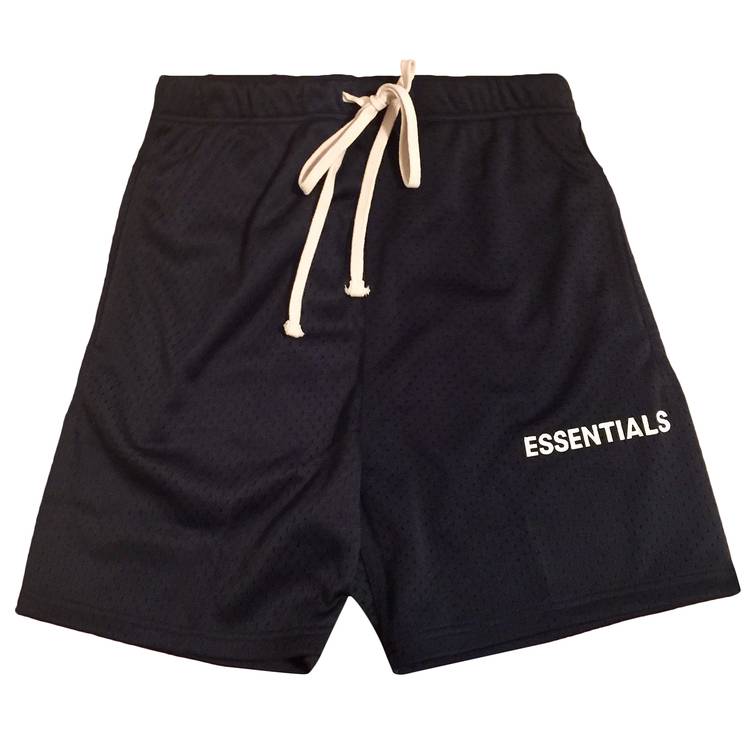 Buy Fear of God Essentials Mesh Drawstring Shorts 'Navy' - 0160