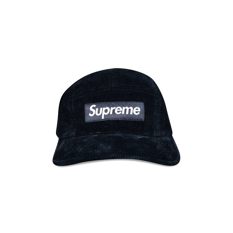 Buy Supreme Fine Wale Corduroy Camp Cap 'Navy' - SS21H62 NAVY