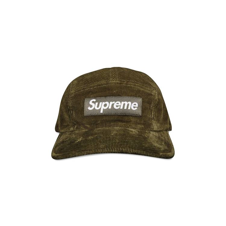 Buy Supreme Fine Wale Corduroy Camp Cap 'Olive' - SS21H62