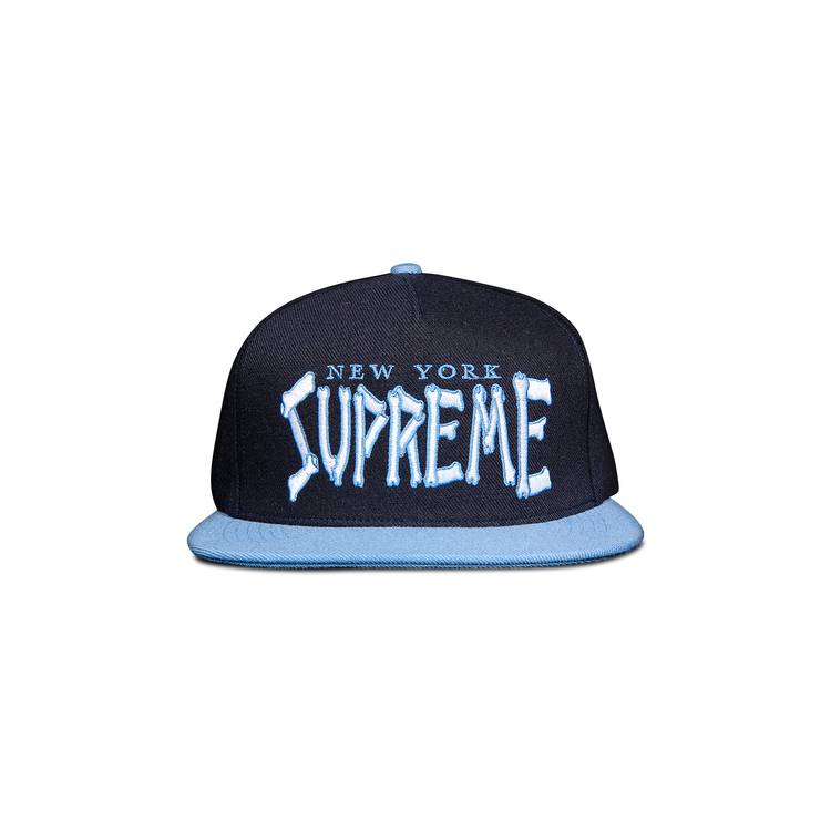 Buy Supreme Bones Logo 5-Panel 'Navy' - SS21H64 NAVY | GOAT