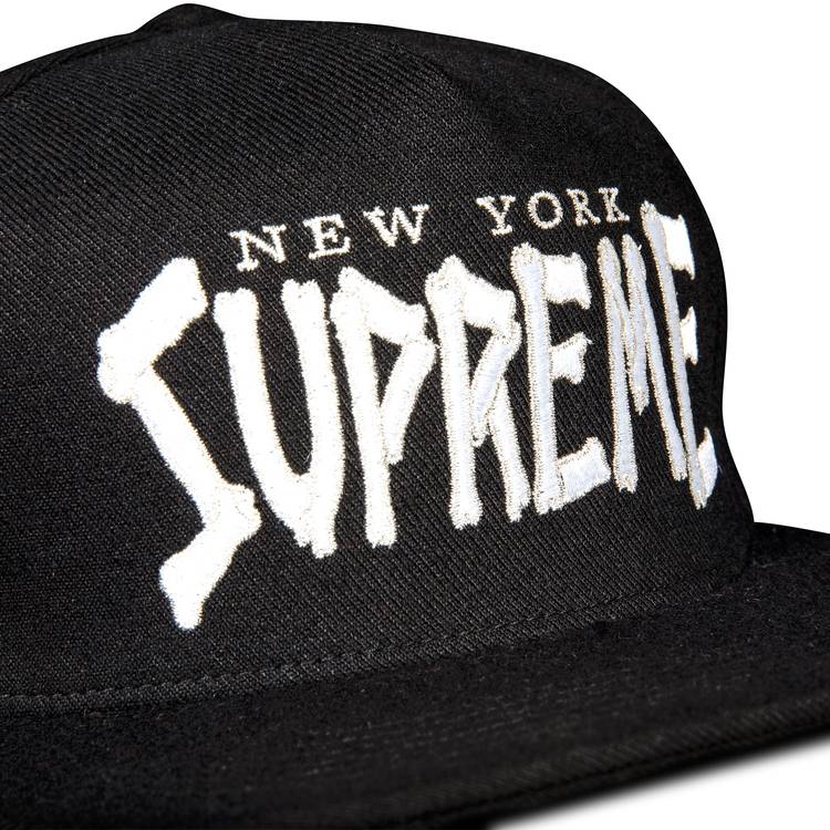 Buy Supreme Bones Logo 5-Panel 'Black' - SS21H64 BLACK | GOAT