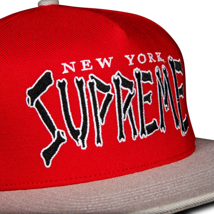 Buy Supreme Bones Logo 5-Panel 'Red' - SS21H64 RED | GOAT