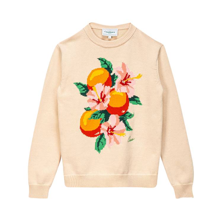 Buy Casablanca Kapalia Oranges Knit 'Cream' - MS21 KW 064
