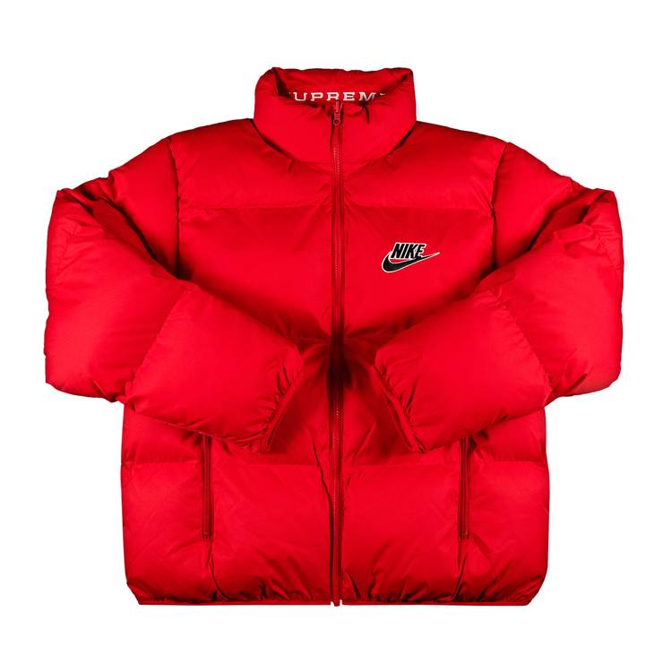 Supreme x Nike Reversible Puffy Jacket 'Red' GOAT