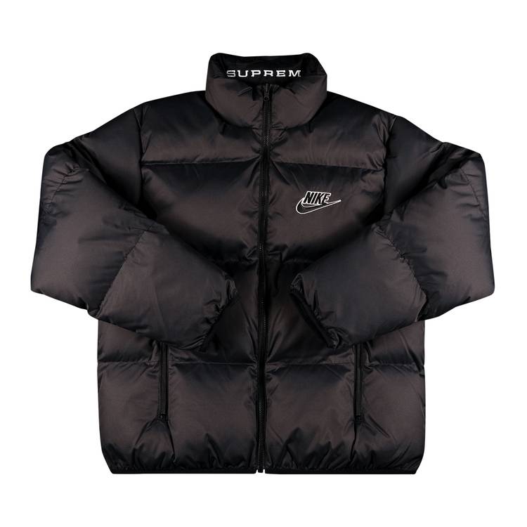 Buy Supreme x Nike Reversible Puffy Jacket 'Black' - SS21J8