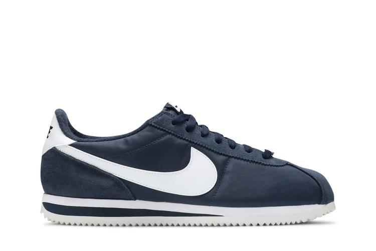 nylon blue nike cortez