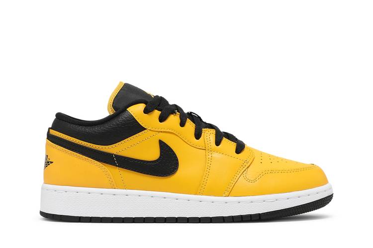 Custom Jordan 1 Low Black w/ Gold Accents – Primo Black