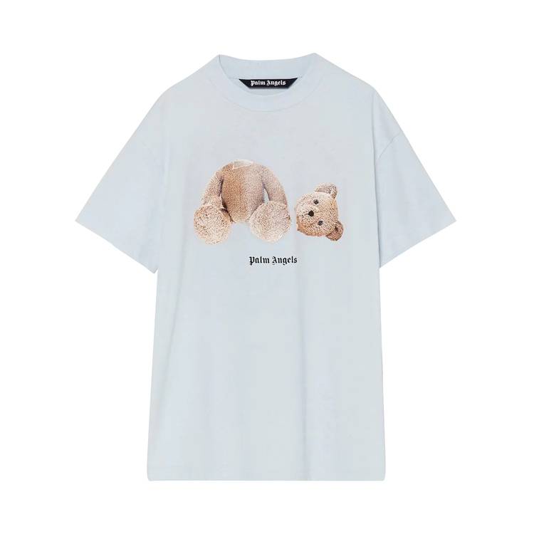 Buy Palm Angels Bear Classic Tee 'Illusion Blue/Brown 